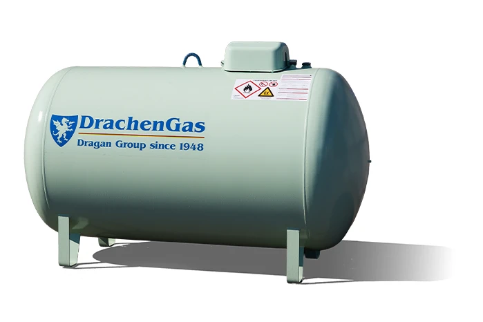 DrachenGas Flüssiggas in Behältern